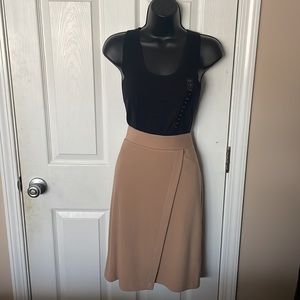 NWT Anne Taylor High-waisted Khaki-Colored Pencil Skirt: Size MP